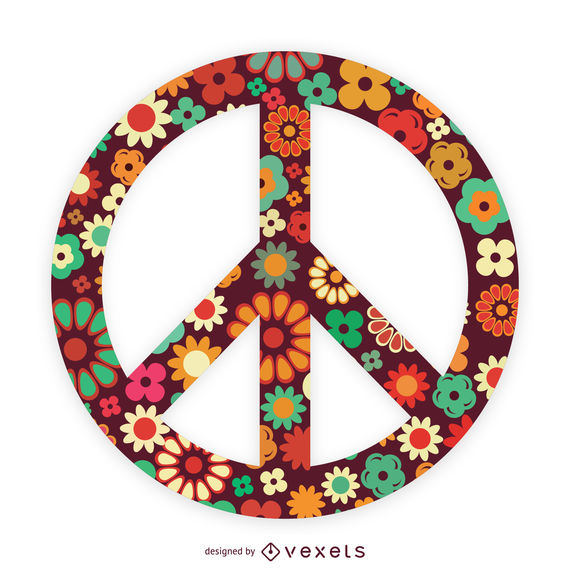 570x570 Flower Peace Symbol