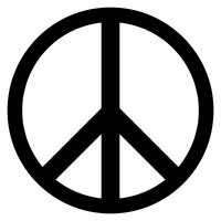200x200 Peace Symbol Free Vector Art