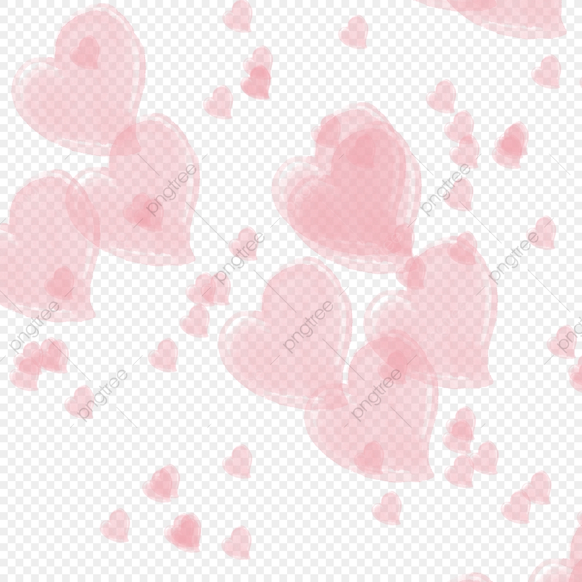 1200x1200 Pink Png Heart Background Vector, Vector Background, Heart