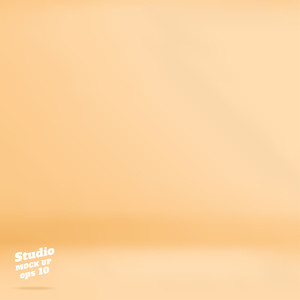 300x300 Vector Empty Pastel Peach Color Studio Room Backgroundtemplate