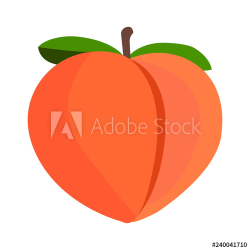 Peach Emoji Vector at Vectorified.com | Collection of Peach Emoji ...