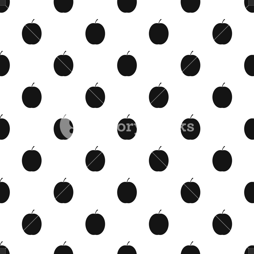 1000x1000 Peach Pattern Simple Illustration Of Peach Vector Pattern For Web