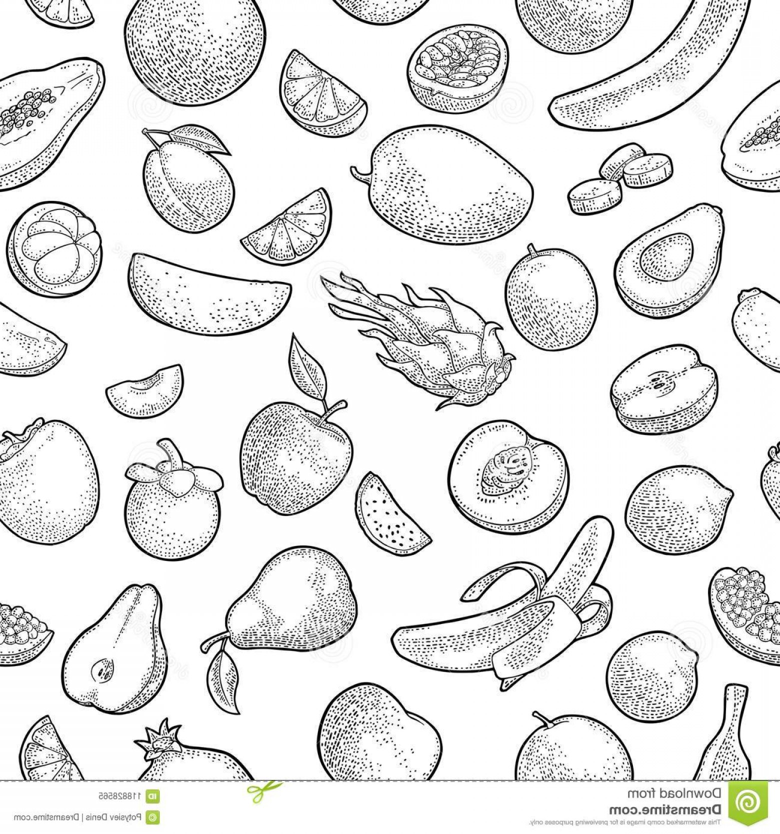 Seamless Pattern Fruits Mango Lime Banana Maracuya Avocado Dragon 1560x1668 Seamless Pattern Fruits Mango Lime Banana Maracuya Avocado Dragon