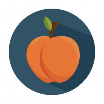 Peach Vector Logo 338x338 Peach Vector Logo