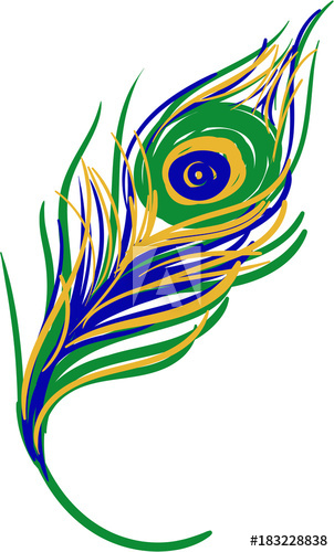 Peacock Feather Vector 302x500 Peacock Feather Vector