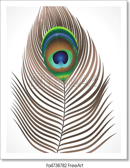 450x580 Free Art Print Of Abstract Peacock Feather Abstract Peacock