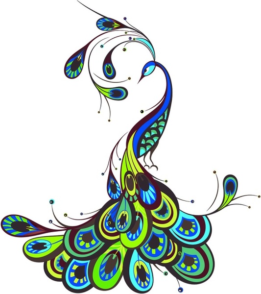 Peacock Beautiful Vector Free Vector In Encapsulated Postscript 533x600 Peacock Beautiful Vector Free Vector In Encapsulated Postscript