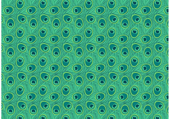700x490 Seamless Peacock Pattern Vector