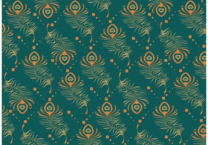 700x490 Teal Peacock Pattern Vector