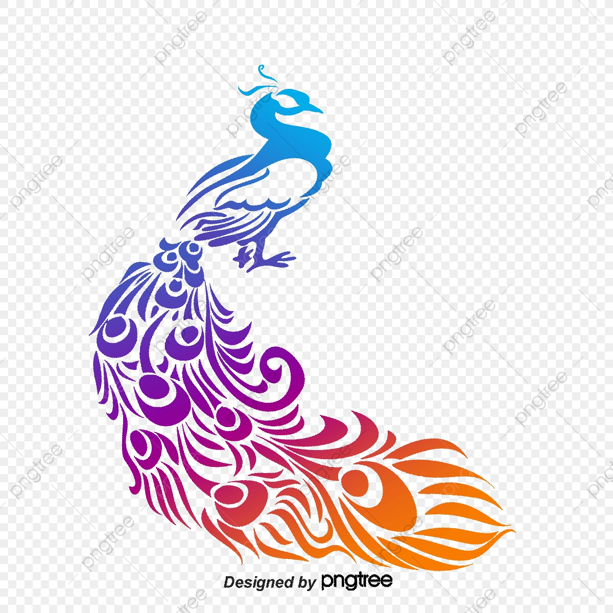 1200x1200 Peacock Silhouette, Peacock, Animal, Sketch Png And Vector