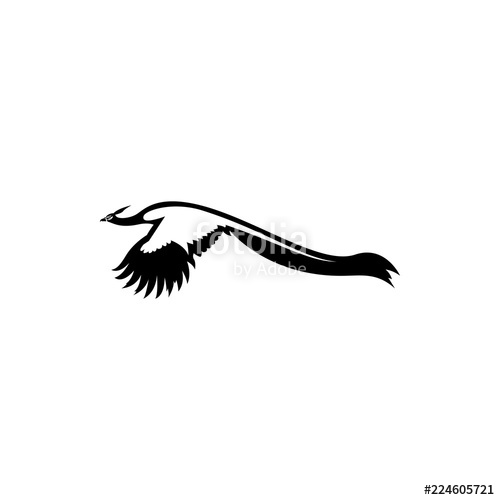 500x500 Peacock Vector Silhouette Stock Image And Royalty Free Vector
