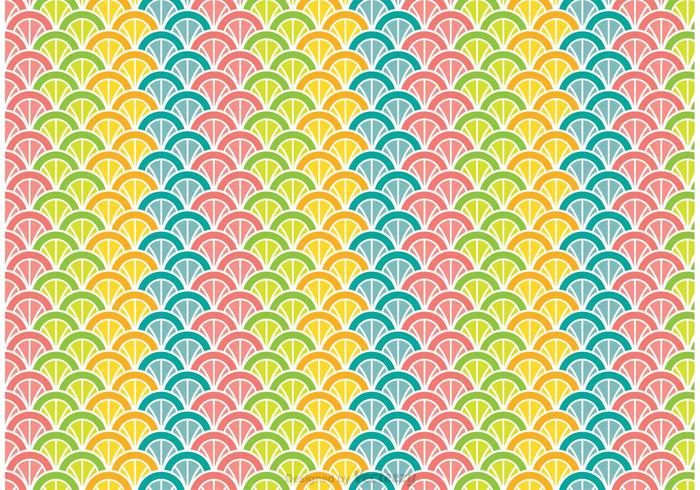 700x490 Colorful Peacock Tail Pattern Vector