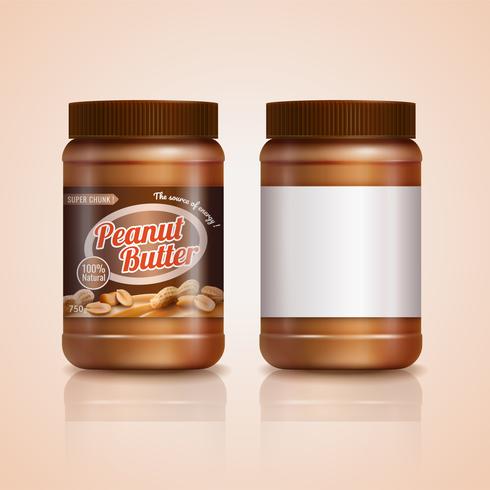 490x490 Peanut Butter Jar Mockup