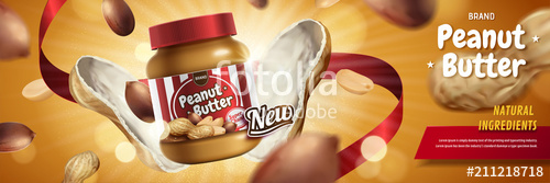 500x167 Peanut Butter Spread Ads Stock Image And Royalty Free Vector