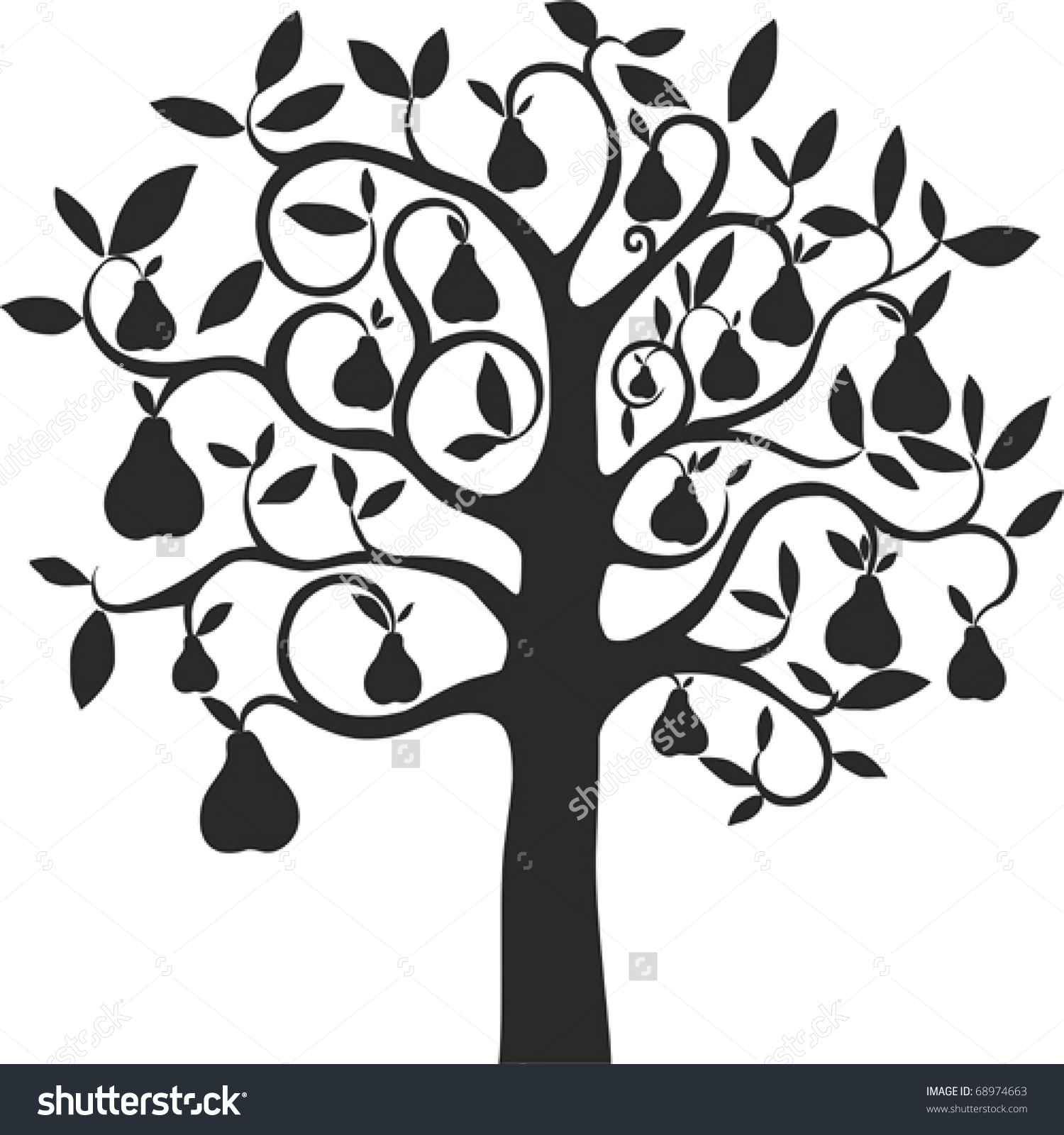 1500x1600 Pear Tree Clipart Free Cliparts Download Images On Clipground