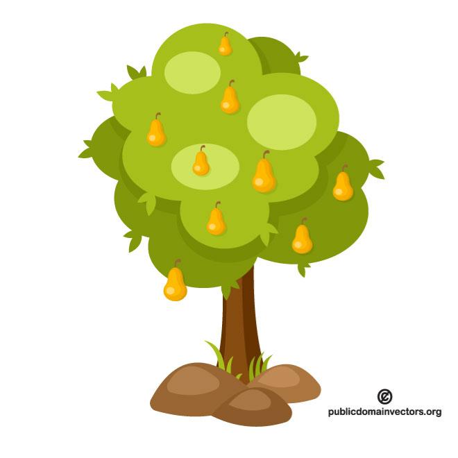 660x660 Pear Tree Vector Graphics