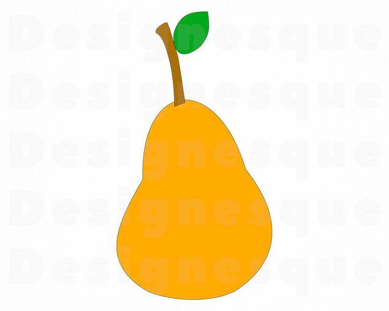 794x635 Pear Fruit Pear Clipart Pear For Cricut Pear Etsy