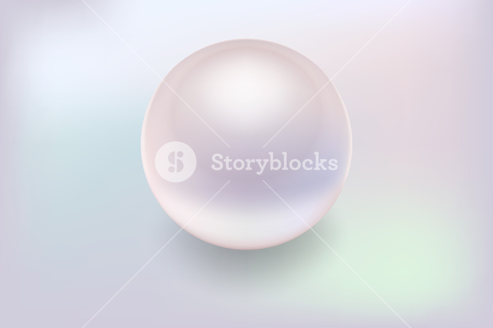 1000x666 Vector Background With Realistic Beautiful Natural Pearl
