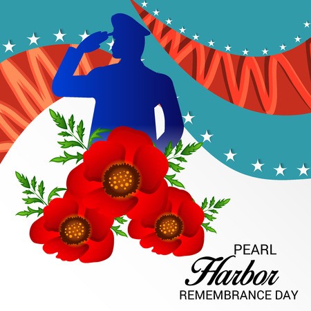 450x450 Pearl Harbor Remembrance Day Royalty Free Vector Graphics