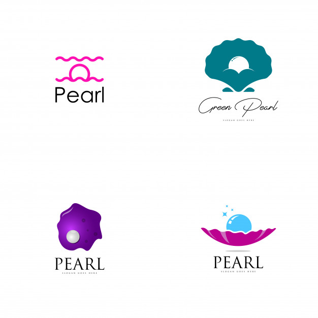 626x626 Pearl Logo Collection Vector Premium Download