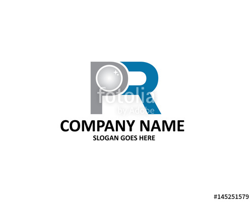 500x400 Pr Letter Pearl Logo Stock Image And Royalty Free Vector