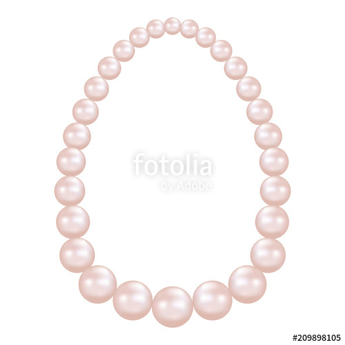 Pearl Necklace Vector at Vectorified.com | Collection of Pearl Necklace ...