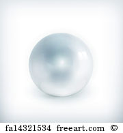 180x195 Free Art Print Of Pearl Vector Illustration