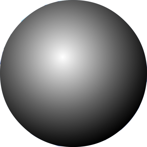 500x500 Gray Pearl Vector Image