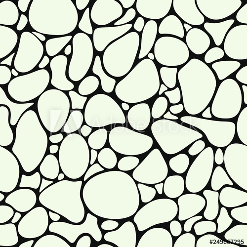 500x500 Gravel Mosaic Endless Wallpaper Seamless Pattern Pebbles Decor