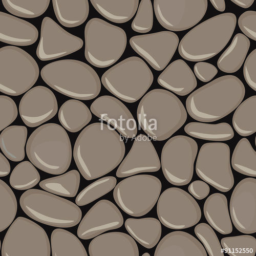 500x500 Pebbles Seamless Pattern Stone Seamless Background Texture Grey