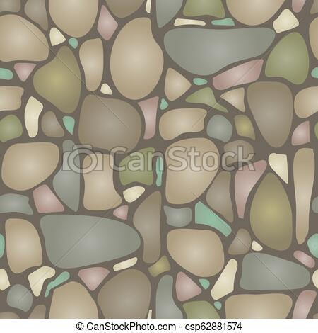 450x470 Sea Pebbles Seamless Background Seamless Pattern With Stones