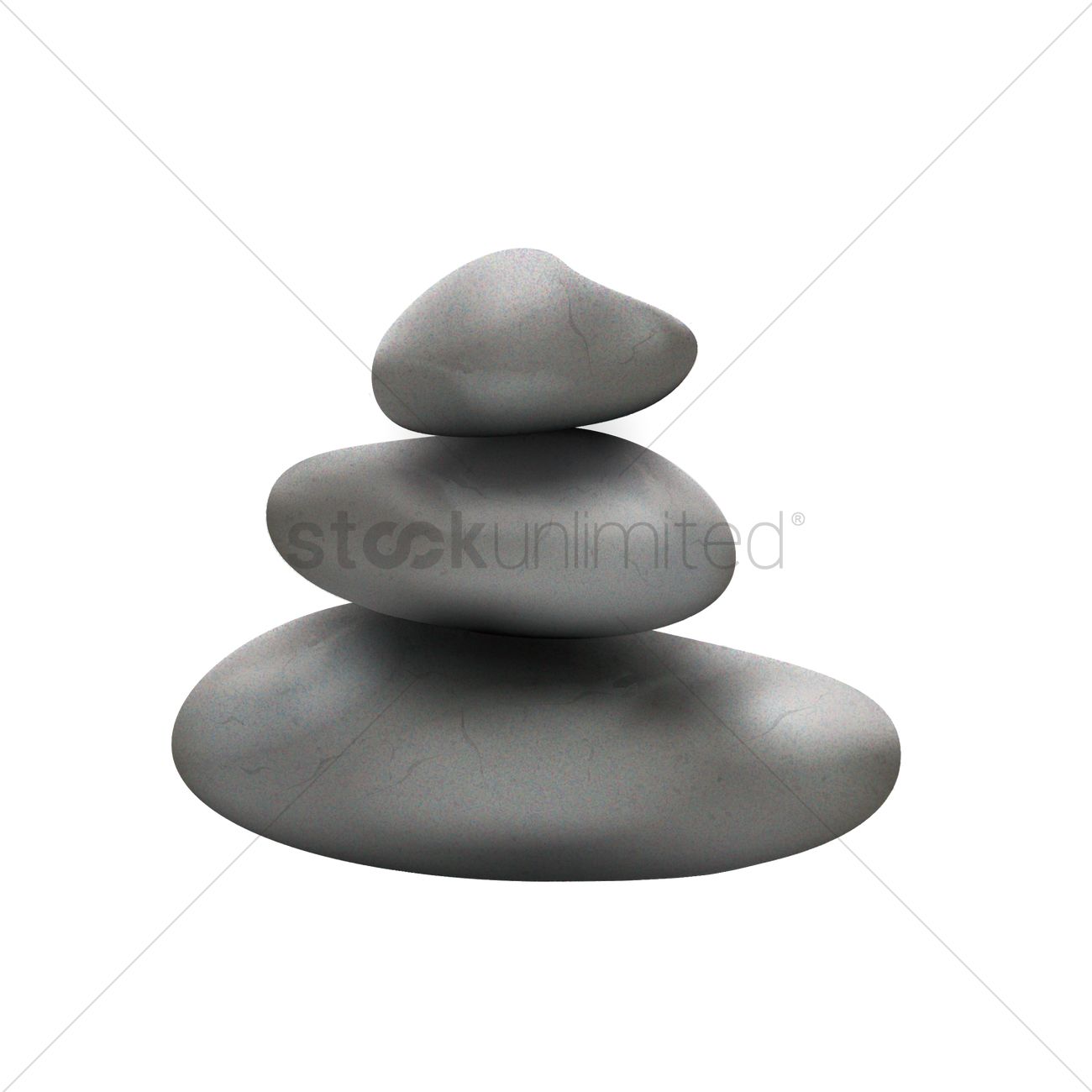 1300x1300 Spa Pebbles Vector Image
