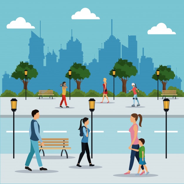 Pedestrian Vector Vectors, Photos And Free Download 626x626 Pedestrian Vector Vectors, Photos And Free Download
