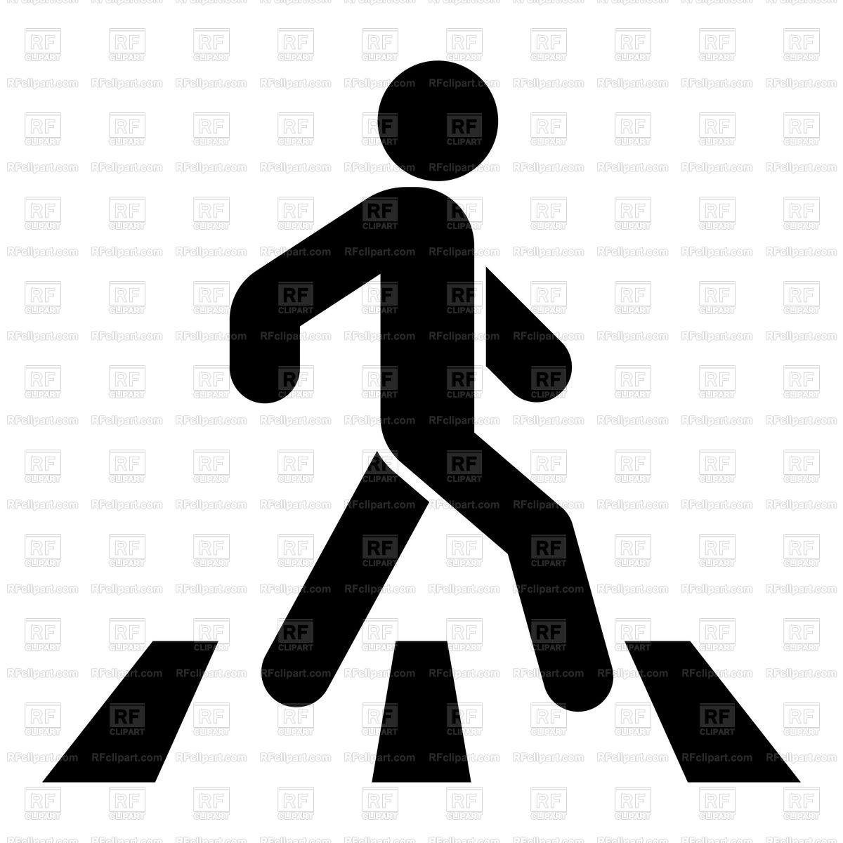 Pedestrian On Zebra Crossing Icon 1200x1200 Pedestrian On Zebra Crossing Icon
