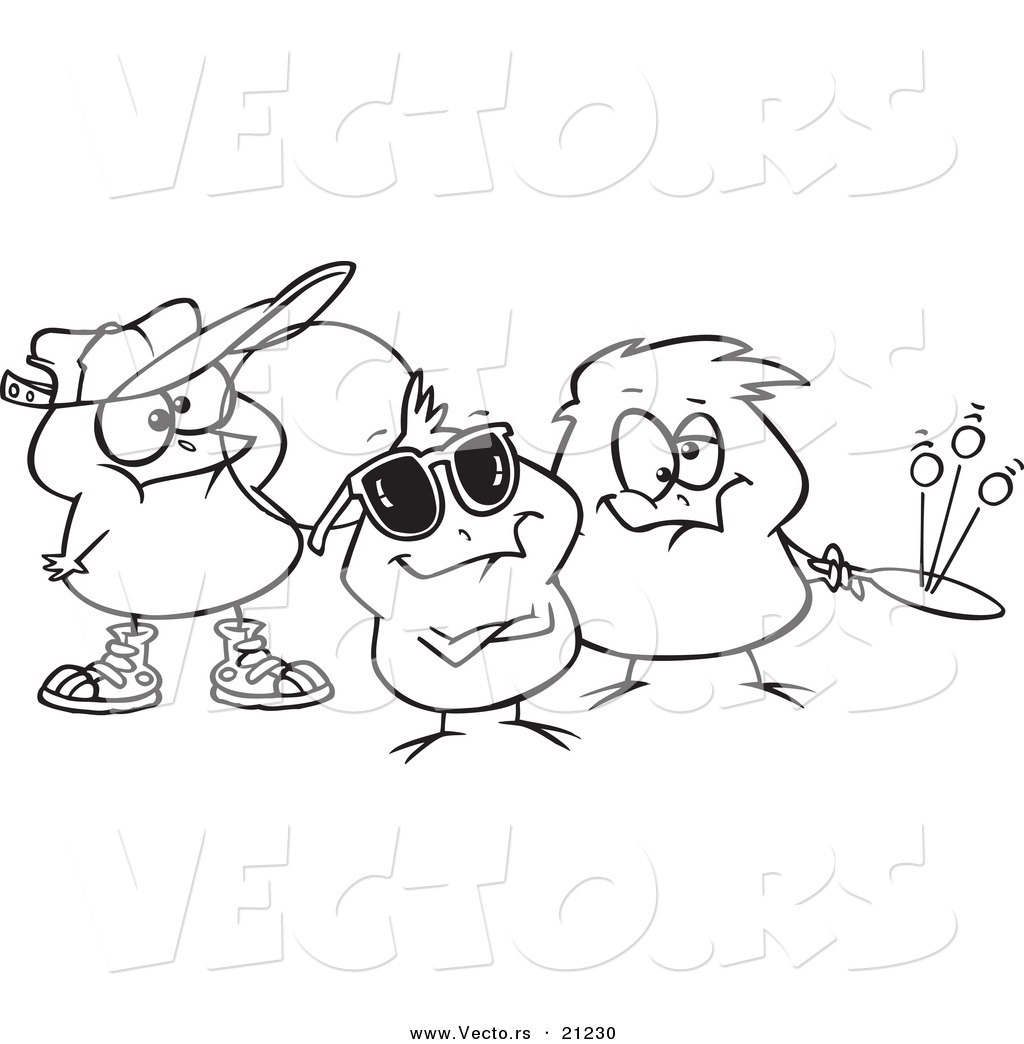 Vector Of A Cartoon Cartoon Black And White Outline Design 1024x1044 Vector Of A Cartoon Cartoon Black And White Outline Design