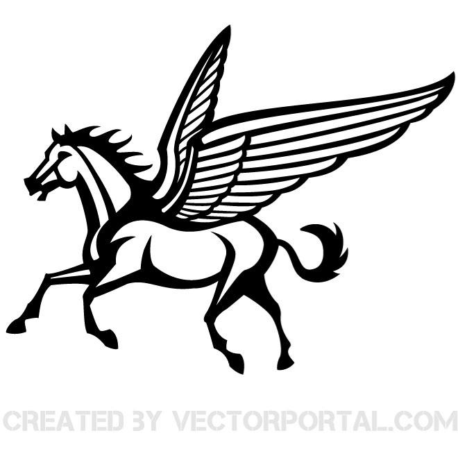 660x660 Pegasus Vector Image