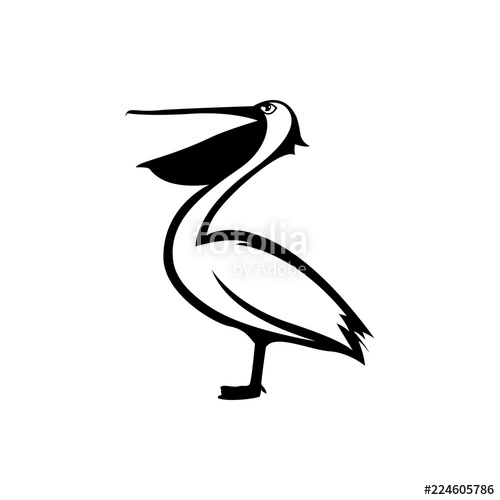 Pelican Vector Silhouette Stock Image And Royalty Free Vector 500x500 Pelican Vector Silhouette Stock Image And Royalty Free Vector