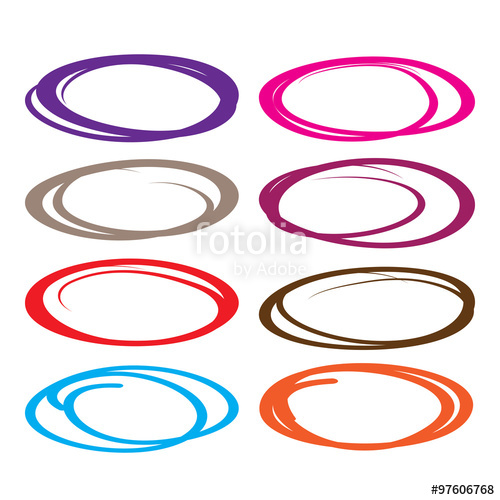 Large Collection Of Various Color Oval, Highlight Circle, Red Pen 500x500 Large Collection Of Various Color Oval, Highlight Circle, Red Pen