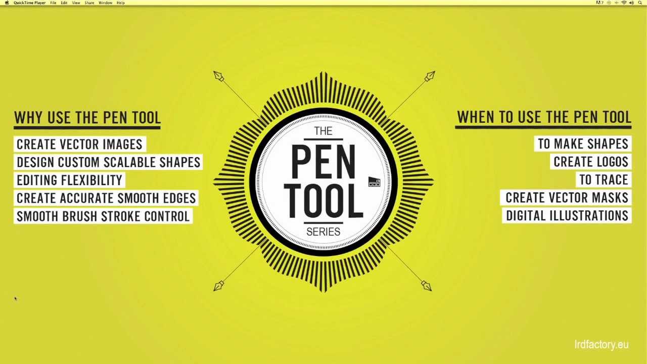 1280x720 Photoshop Pen Tool Tutorial Creating Vector Shapes