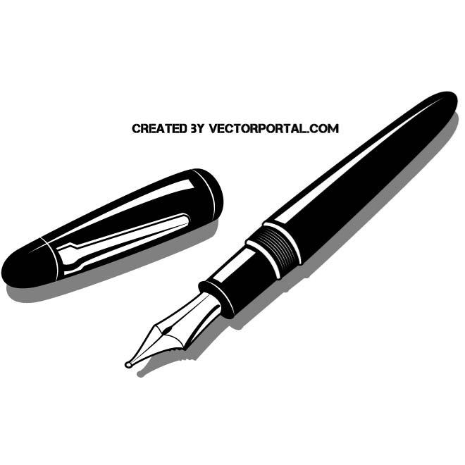 Black Pen Vector Clip Art 660x660 Black Pen Vector Clip Art
