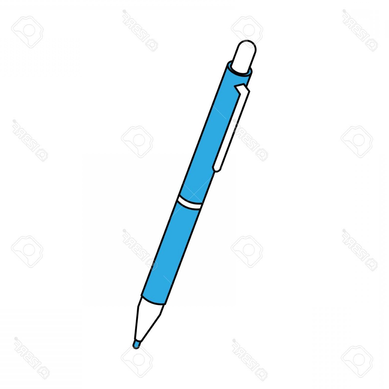 Photostock Vector Office Pen Isolated Vector Illustration Graphic 1560x1560 Photostock Vector Office Pen Isolated Vector Illustration Graphic
