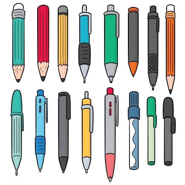 Vector Set Of Pen And Pencil Vector Premium Download 626x626 Vector Set Of Pen And Pencil Vector Premium Download