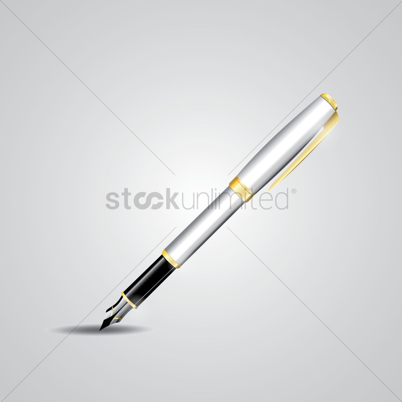 Ink Pen Vector Image 1300x1300 Ink Pen Vector Image