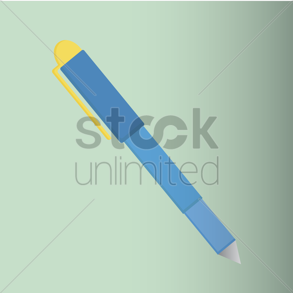 600x600 Pen Vector Image
