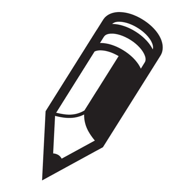 660x660 Pencil Silhouette