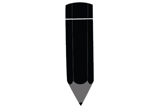 550x354 Pencil Silhouette Vector General Vector Graphics Silhouette