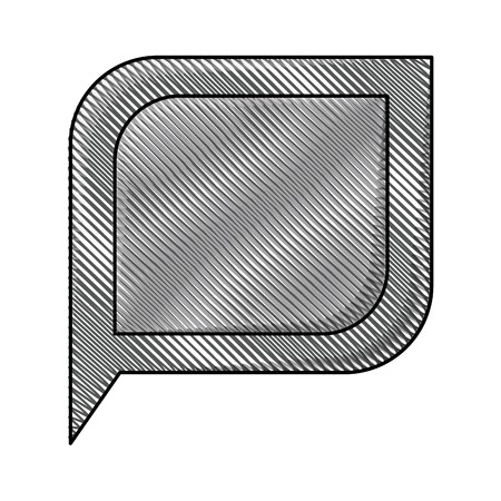 450x450 Colored Pencil Silhouette Of Bubble Speech Vector Illustration