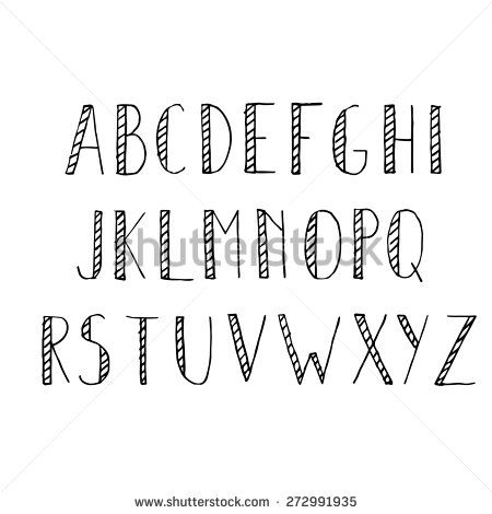 450x470 Hand Drawn Alphabet Set Pencil Texture Handwriting Font Vector