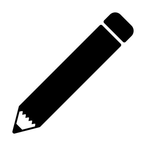 Pencil Vector Icon 490x490 Pencil Vector Icon