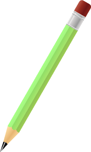 Black Pencil Light Green Vector Icon 360x600 Black Pencil Light Green Vector Icon